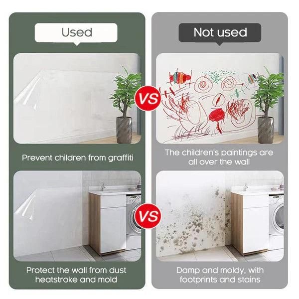 Self- Adhesive Transparent Electrostatic Wall Protection Film | Buy 1 Get 1 Free